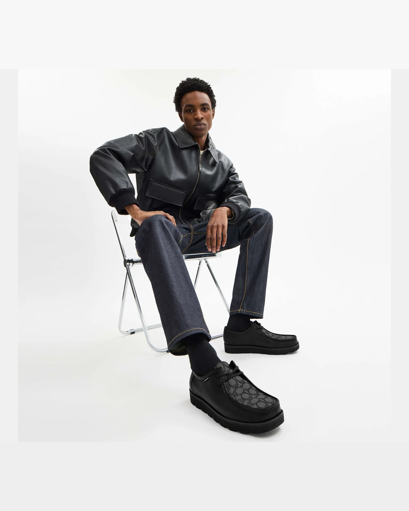 Ботинки-чукка Coach Chukka Shoe с фирменным принтом — 13