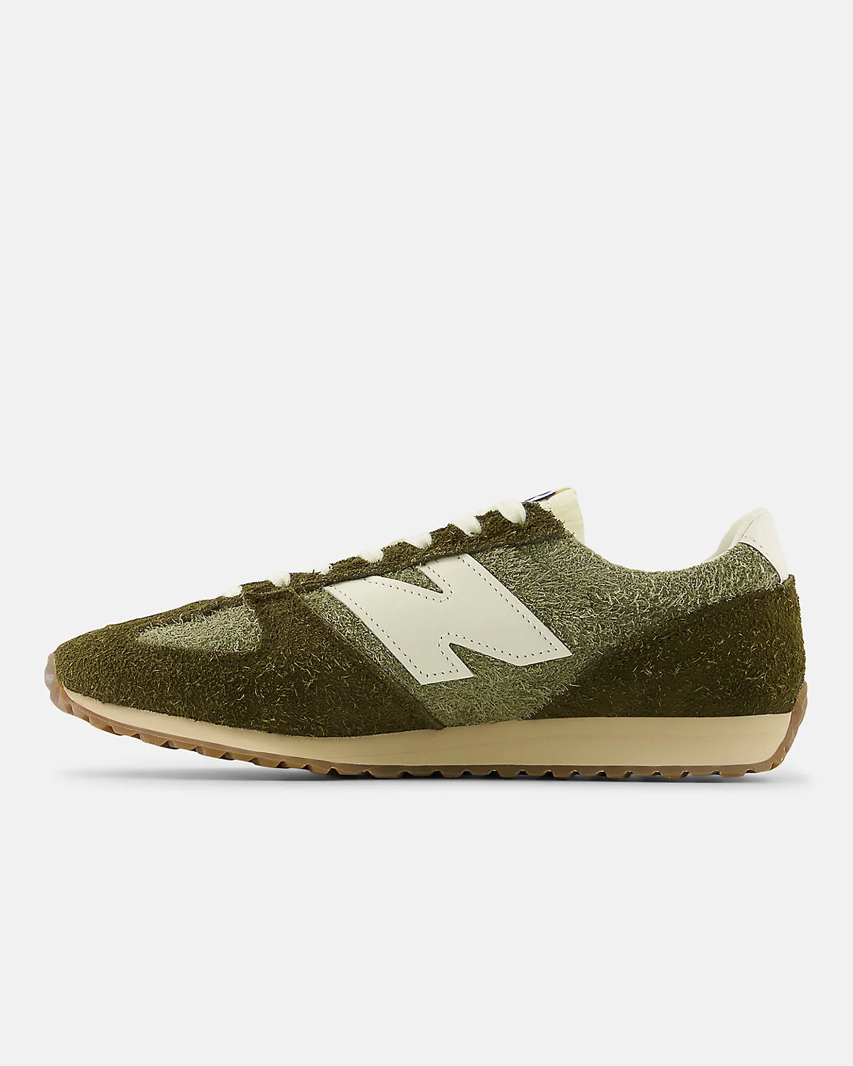 Кроссовки New Balance 471 серо-бежевые, кремовая подошва крупным планом