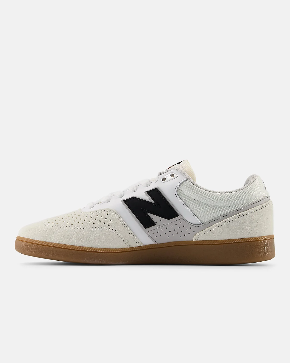 Серые скейт-кроссовки New Balance 508, вид подошвы сбоку и сверху