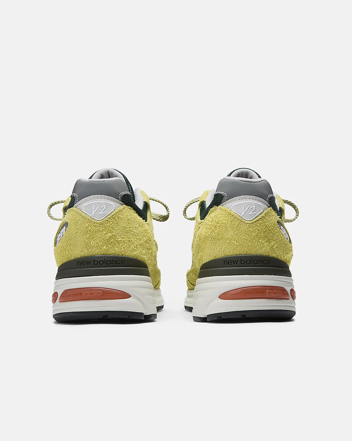 Кроссовки New Balance Made in UK 991v2 желтые — 5