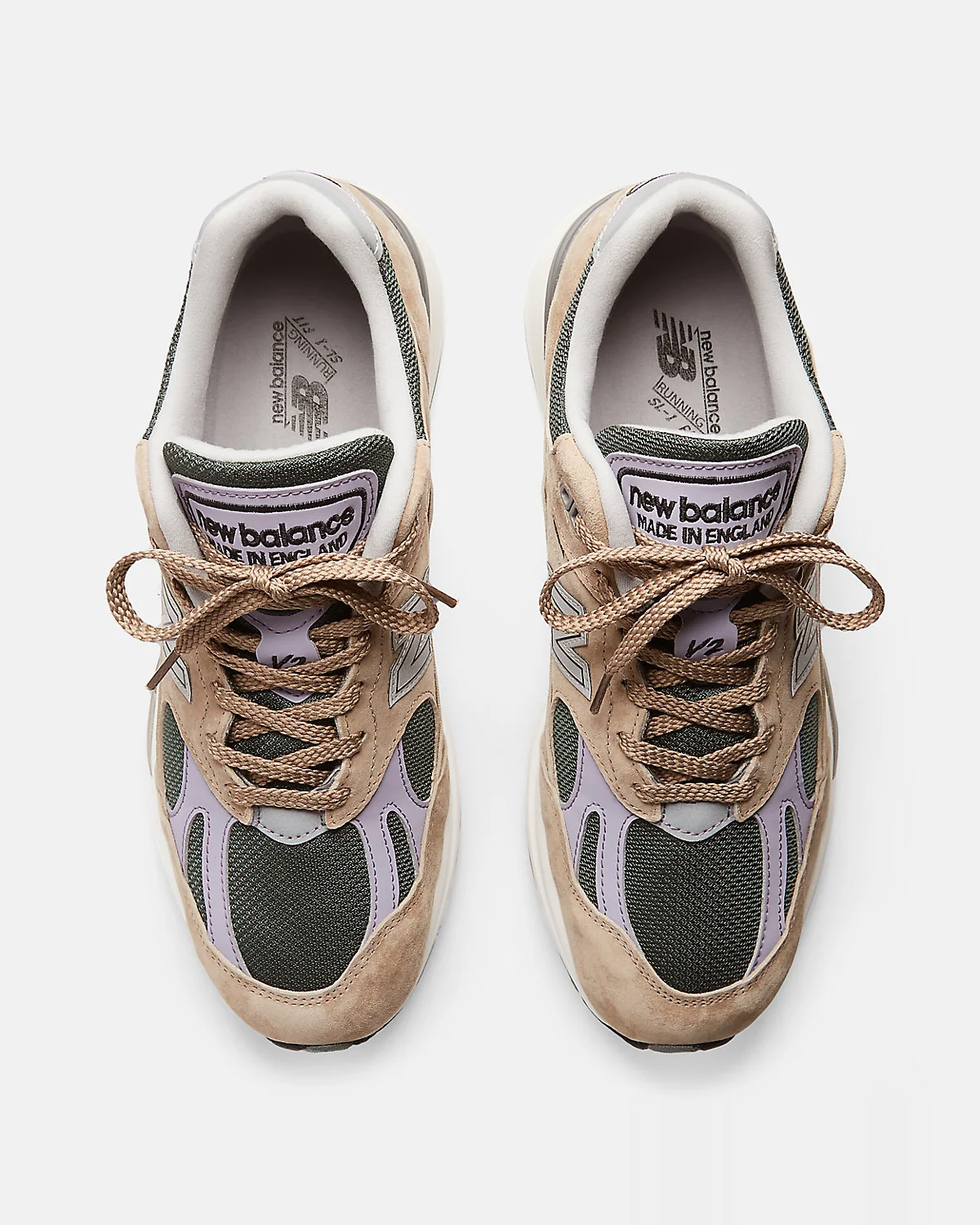 Кроссовки New Balance Made in UK 991v2 бежевые — 4