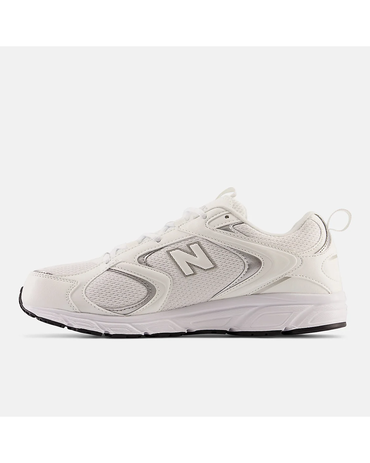 Подошва белых кроссовок New Balance 408, серая резина