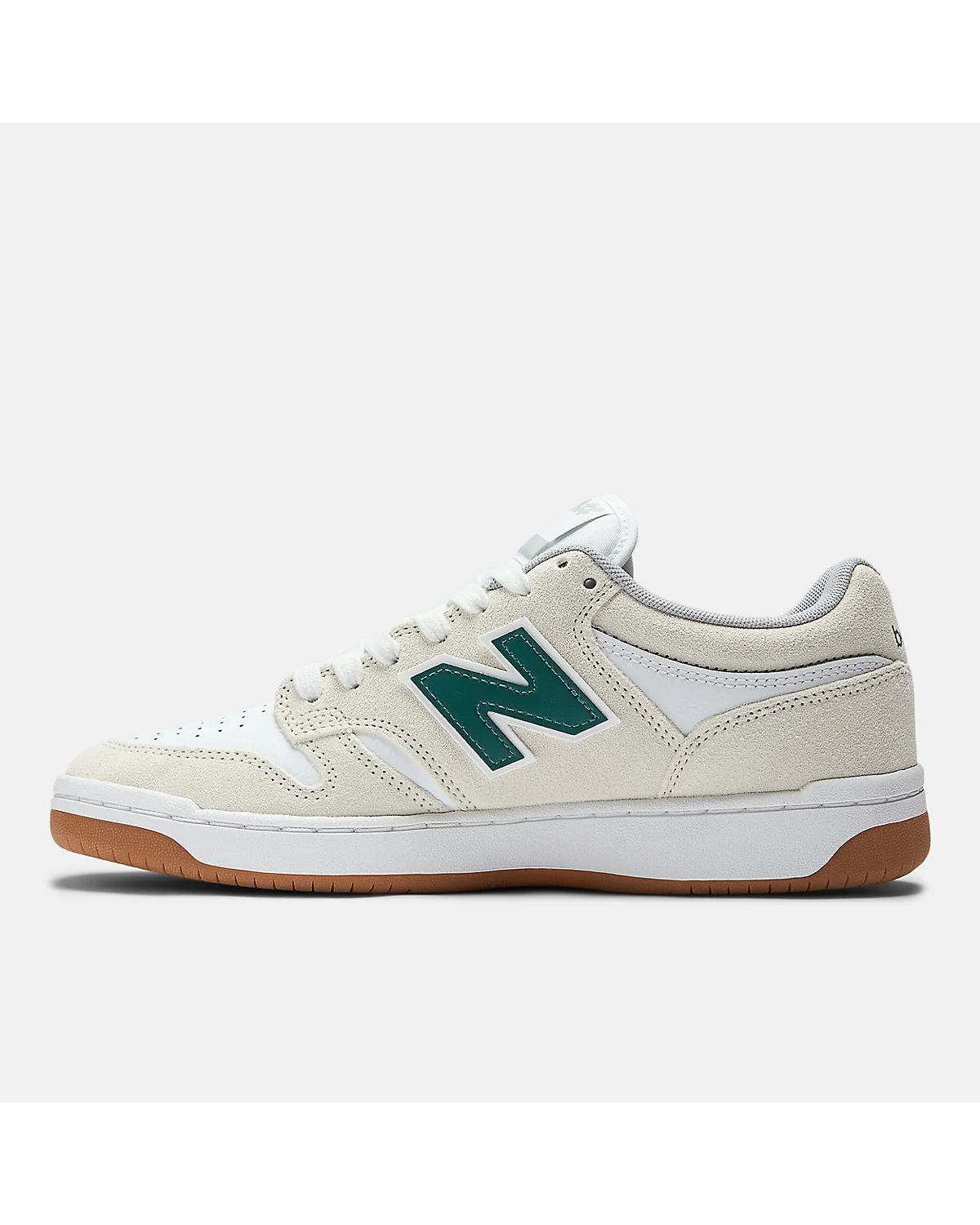 Задняя часть кроссовок New Balance 480, видна пяточная область с логотипом.