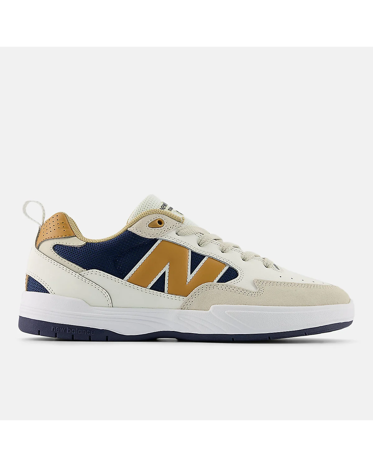 Скейтовые кроссовки New Balance Numeric Tiago Lemos 808 Lite бежево-синие.