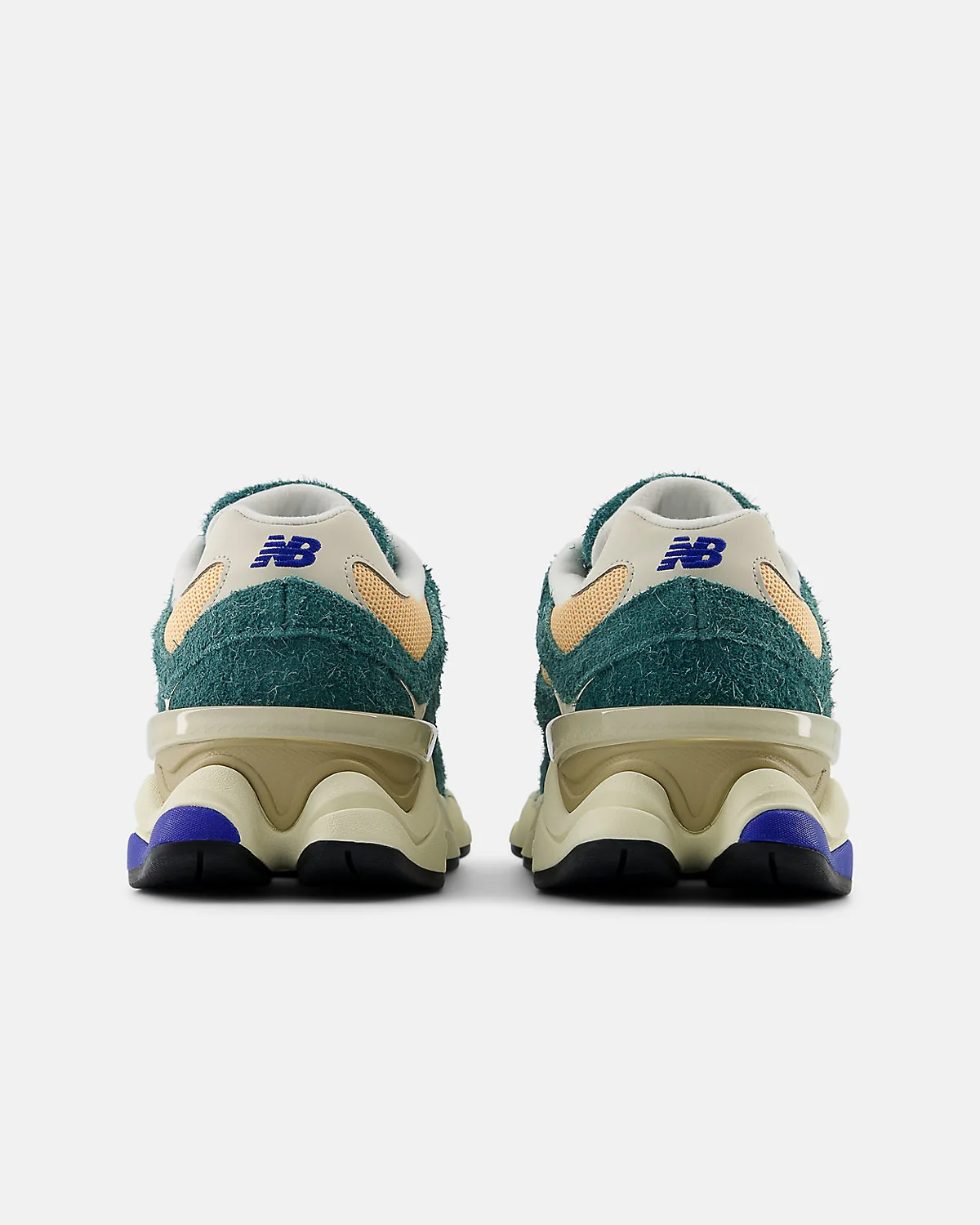 Кроссовки New Balance 9060 зелено-бежевые — 5