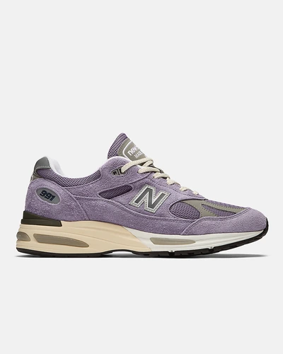 Кроссовки New Balance Made in UK 991v2 фиолетовые