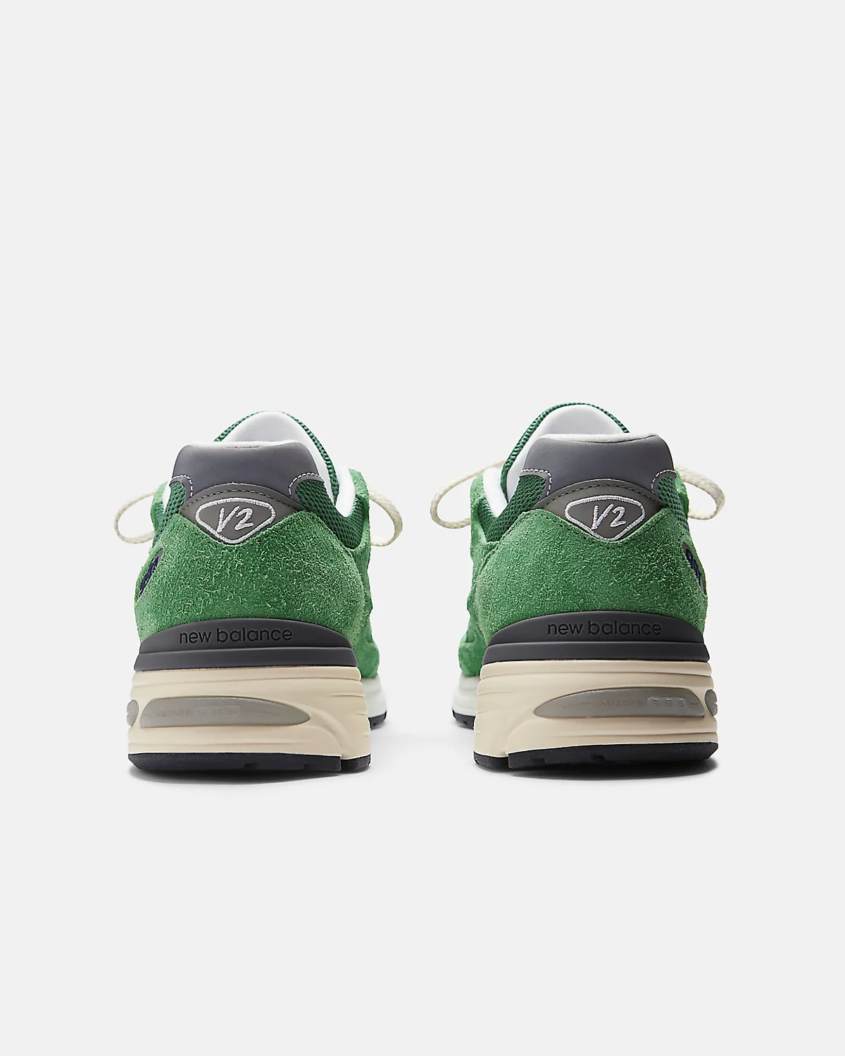 Кроссовки New Balance Made in UK 991v2 зеленые — 5