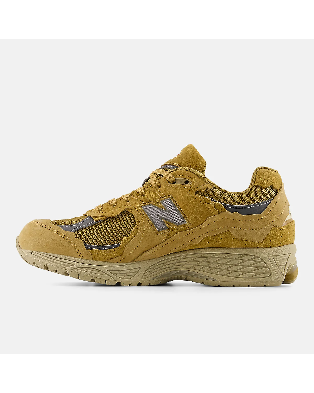 Подошва кроссовок New Balance 2002DX с полукруглыми сегментами.