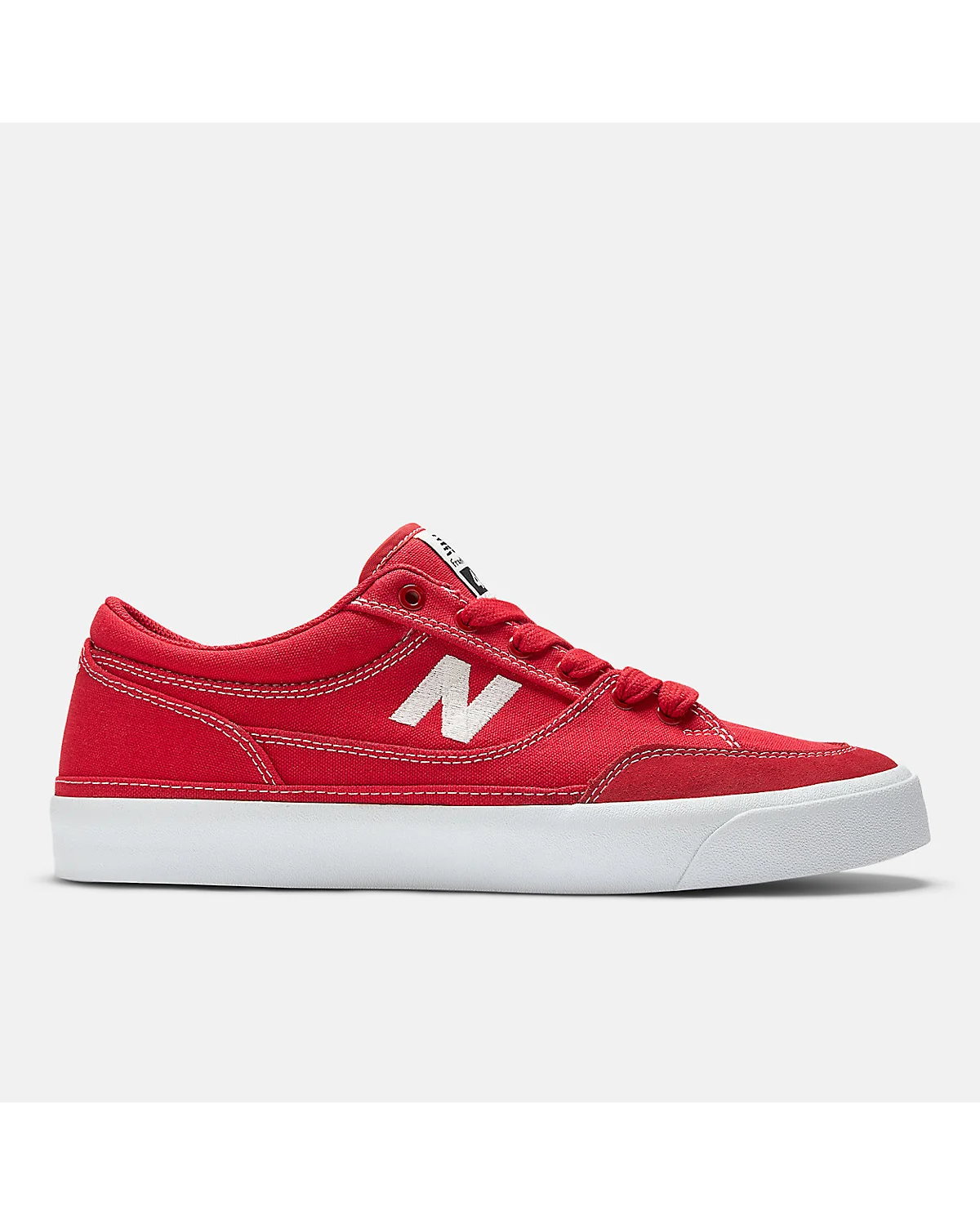 Красные кроссовки New Balance Numeric Franky Villani 417 с белыми вставками