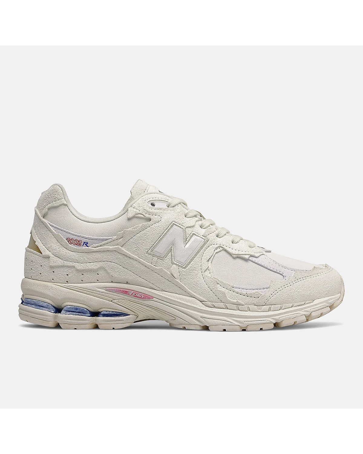 Кроссовки New Balance M2002RV1 бежевые с мягкой подкладкой, вид спереди