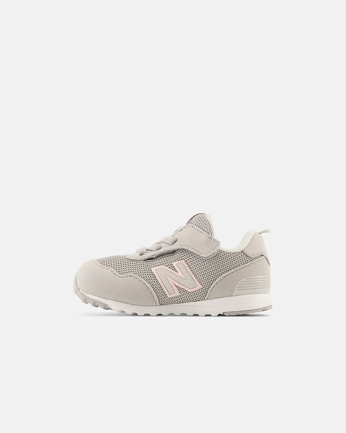 Подошва детских кроссовок New Balance 515 серых с белым протектором