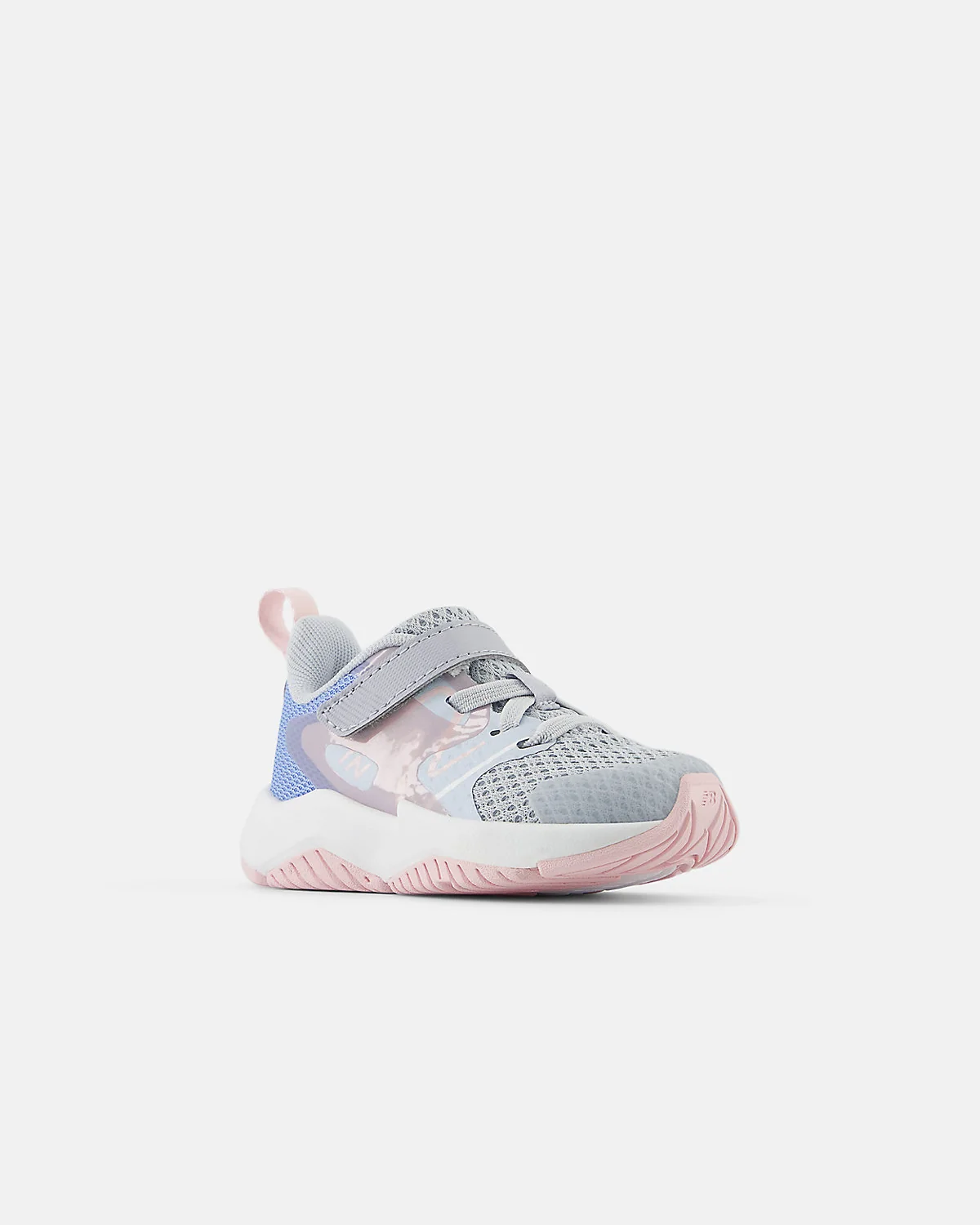 Кроссовки New Balance Rave Run v2 розовые, ракурс сбоку.