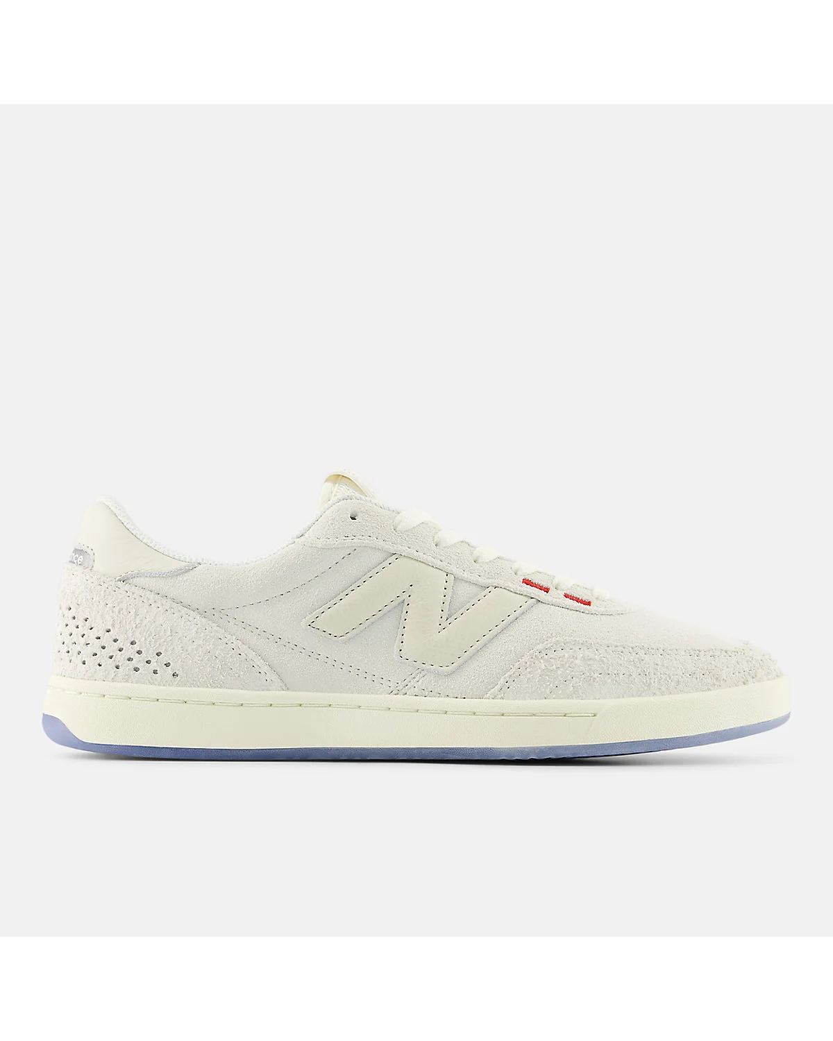 Бежевые кроссовки New Balance NB Numeric 440 V2 цвета морская соль, вид сбоку.