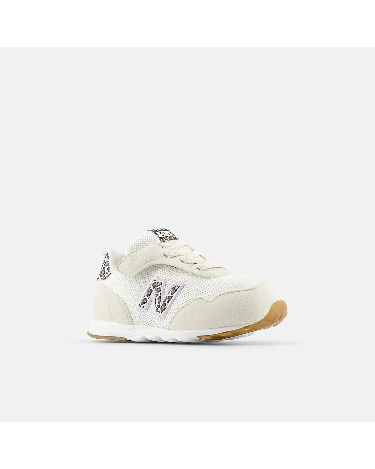 Детские кроссовки New Balance 515 с застёжкой на липучке, боковой угол.