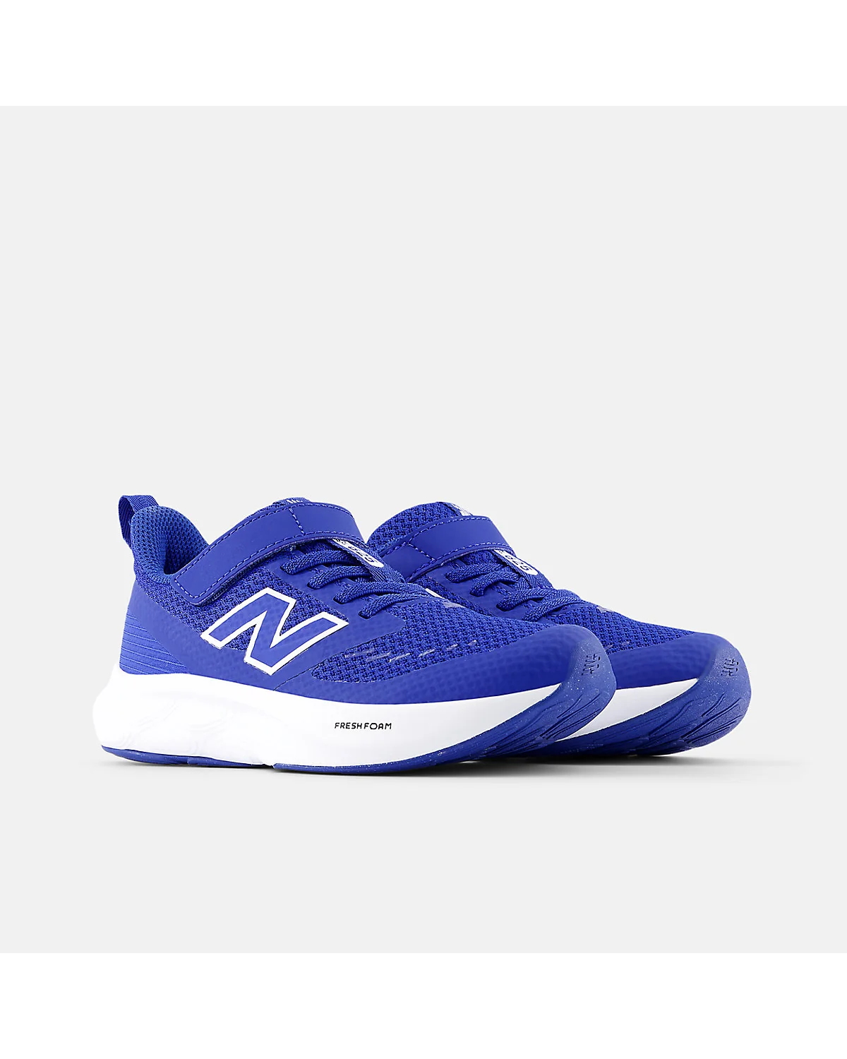Синие кроссовки New Balance Fresh Foam 625 сбоку, видна голубая подошва