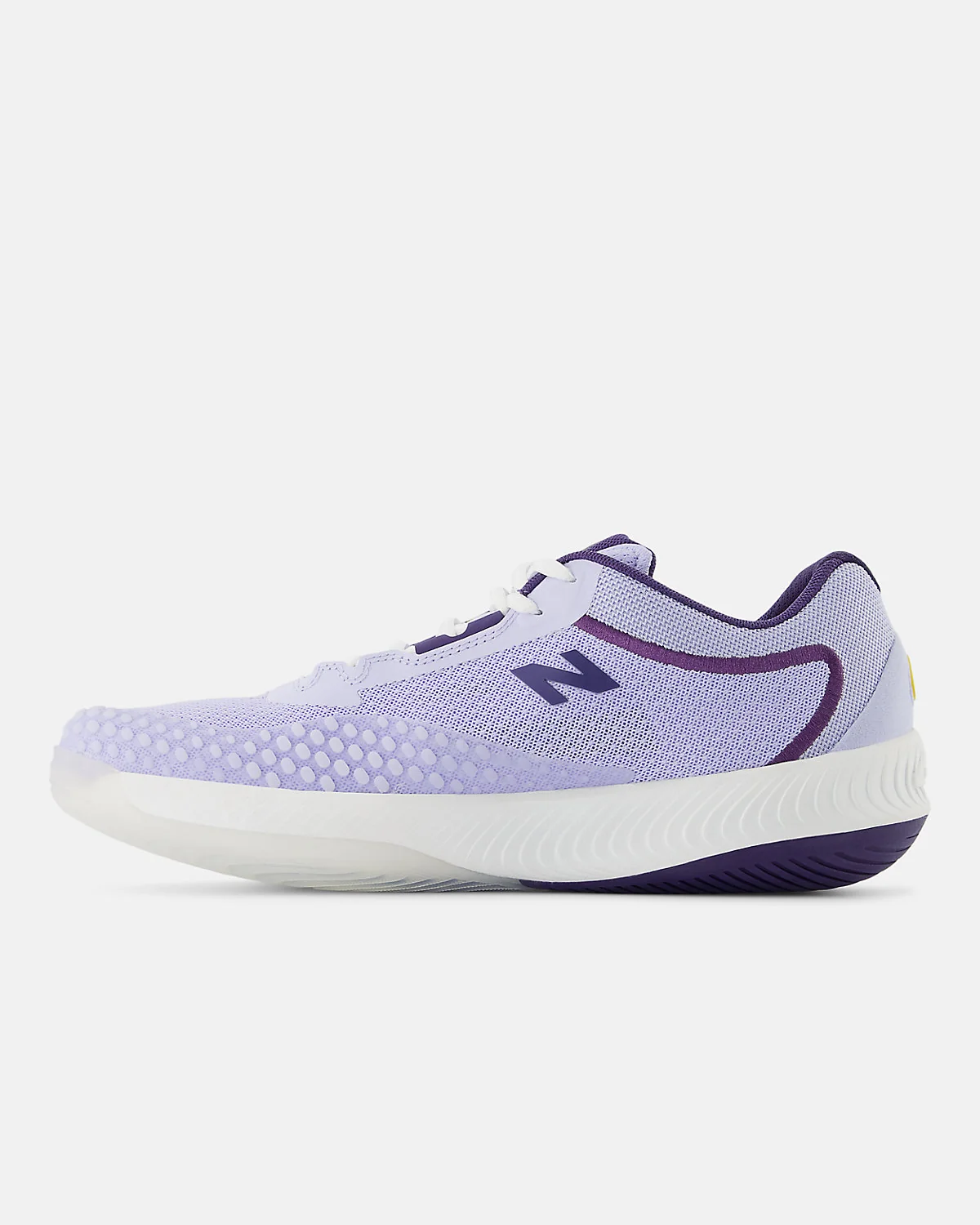 Кроссовки New Balance FuelCell 996v6 сине-фиолетовые, фактура сетки крупным планом