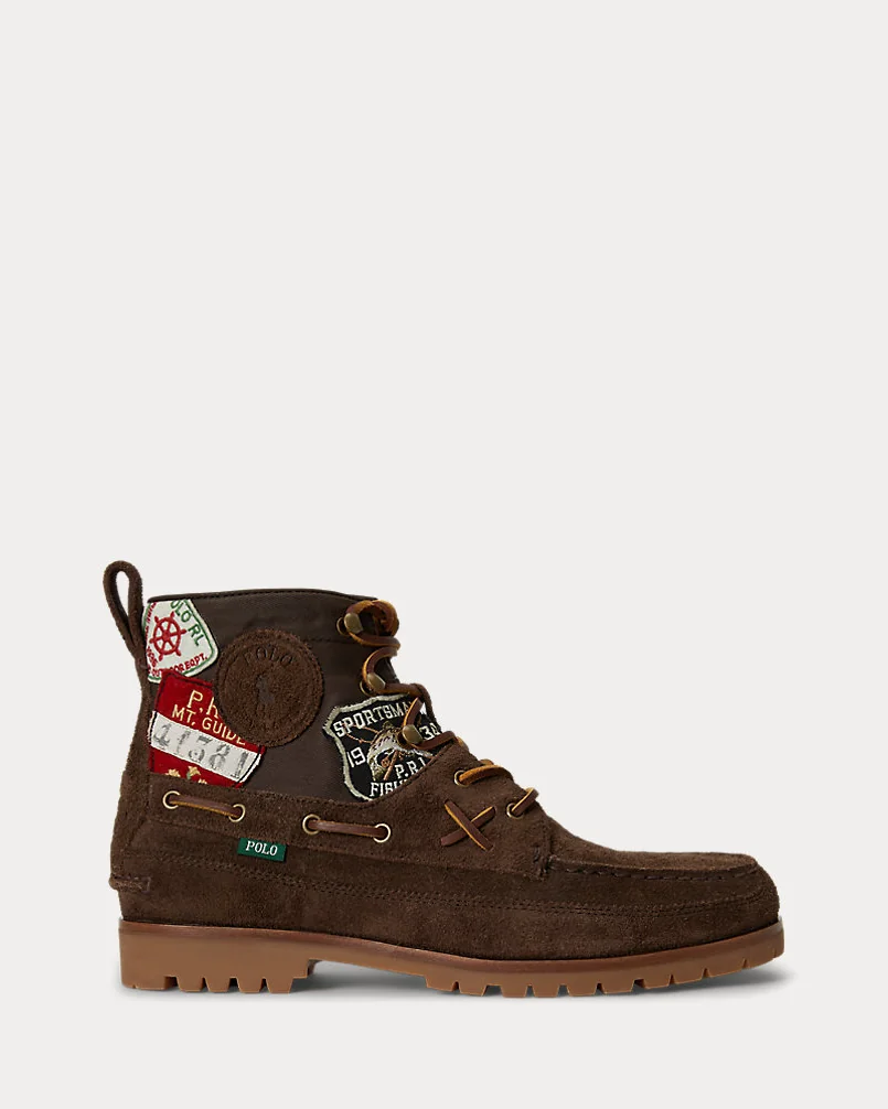 Ботинки Ranger Mid из замши и твила — 1