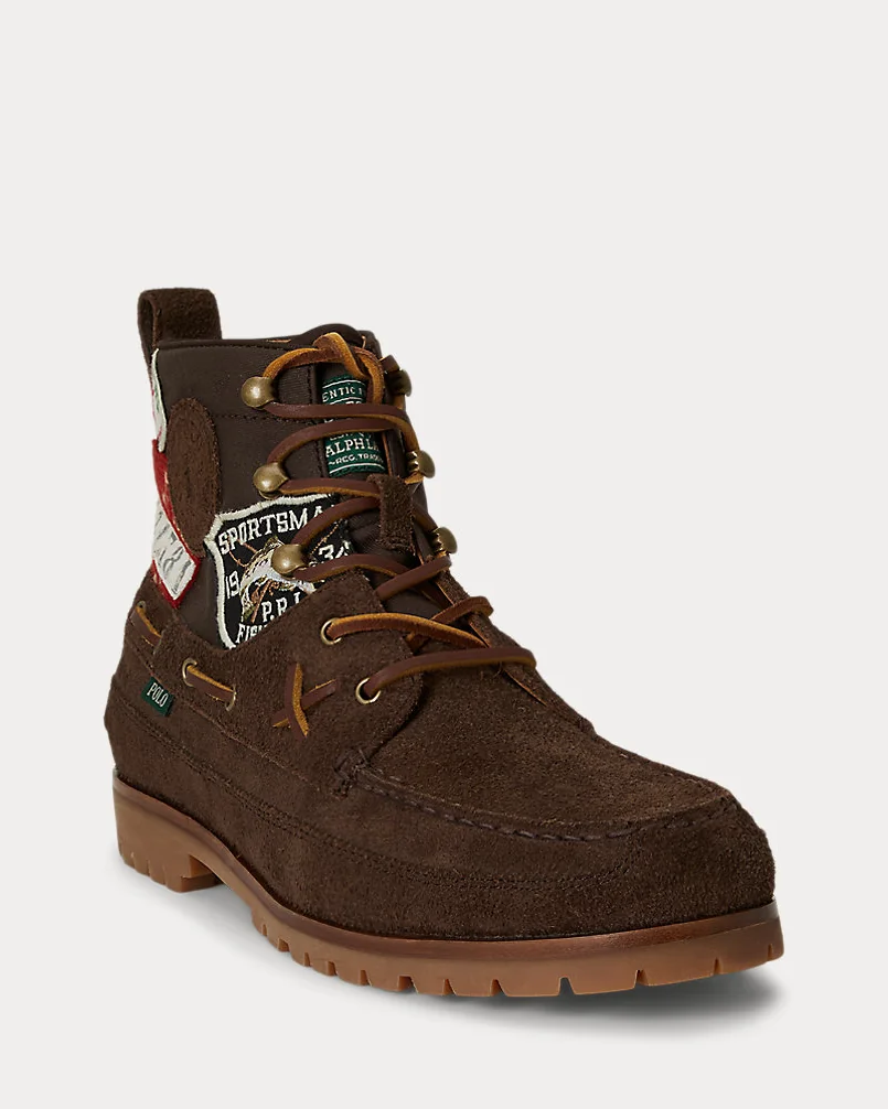 Ботинки Ranger Mid из замши и твила — 2