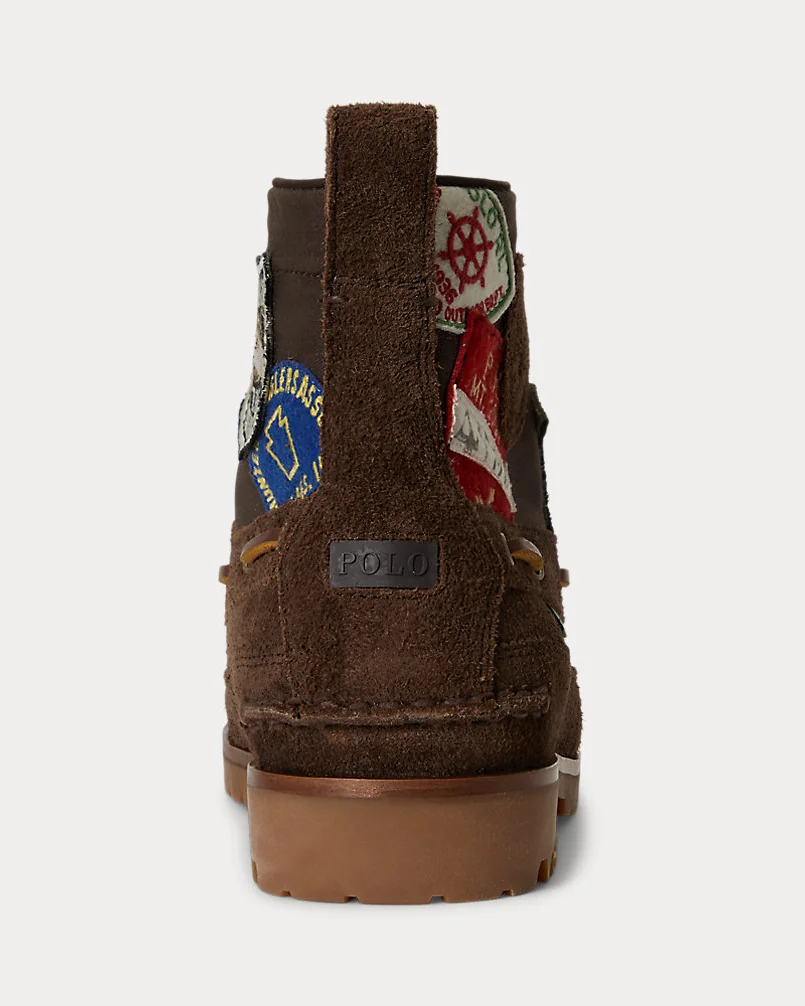 Ботинки Ranger Mid из замши и твила — 3
