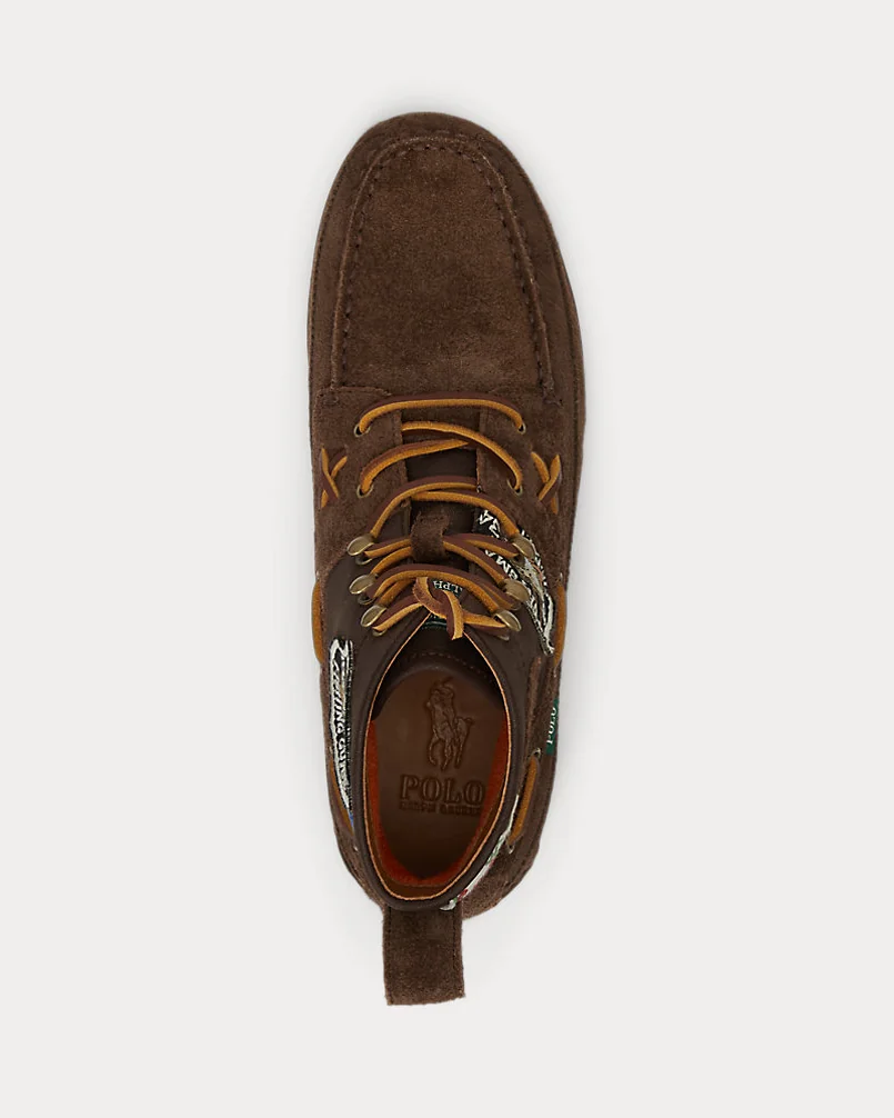 Ботинки Ranger Mid из замши и твила — 4
