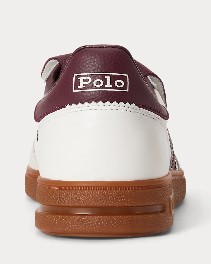 Кроссовки Bedford из кожи и замши Ralph Lauren — 3