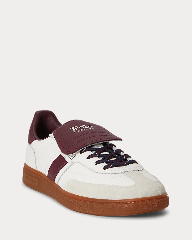 Кроссовки Bedford из кожи и замши Ralph Lauren — 5