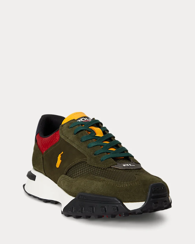 Кроссовки Ralph Lauren Eldridge замшевые трейловые — 5