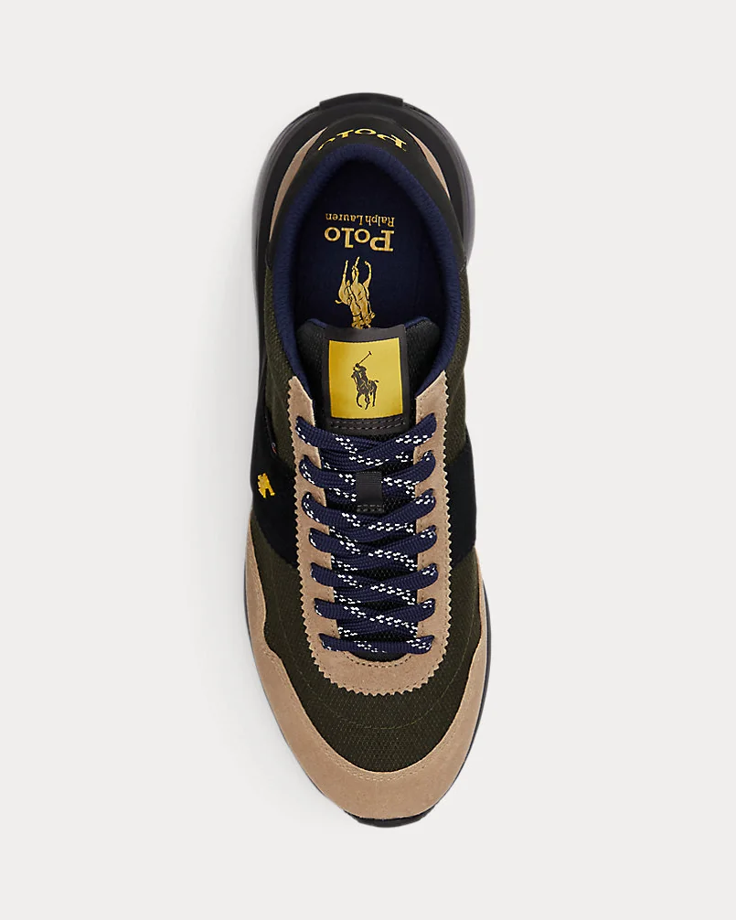 Кроссовки Ralph Lauren Train 89 замшевые мультиколор — 4