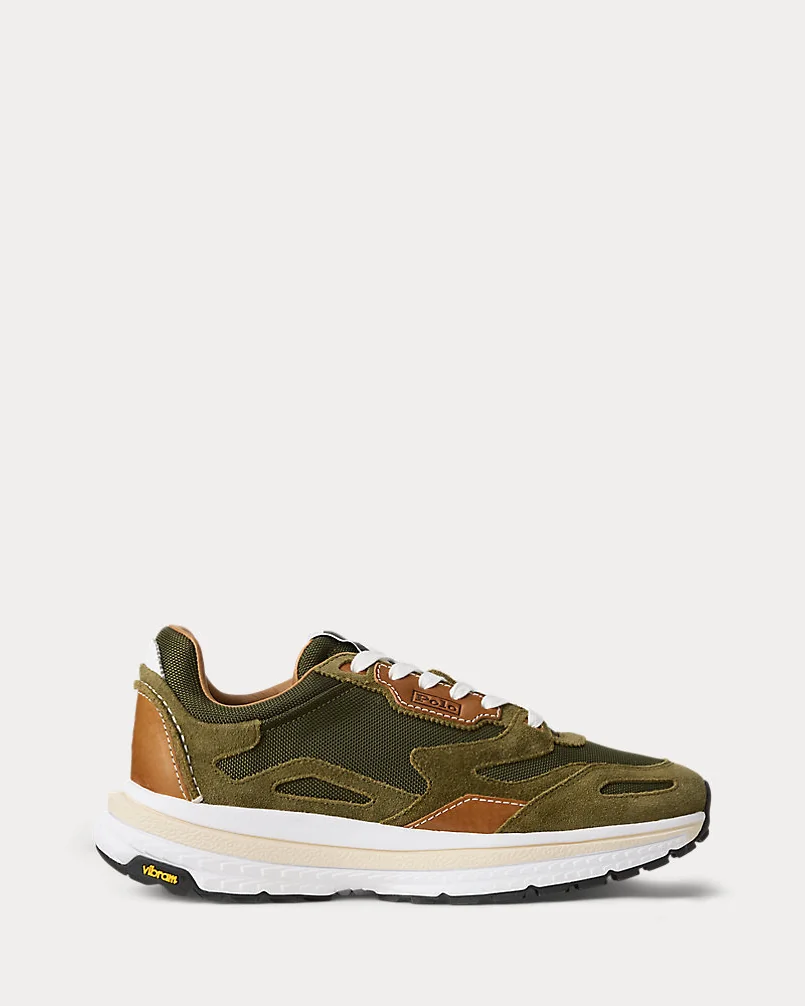Кроссовки Ralph Lauren Modern Trainer 200 замшевые — 1