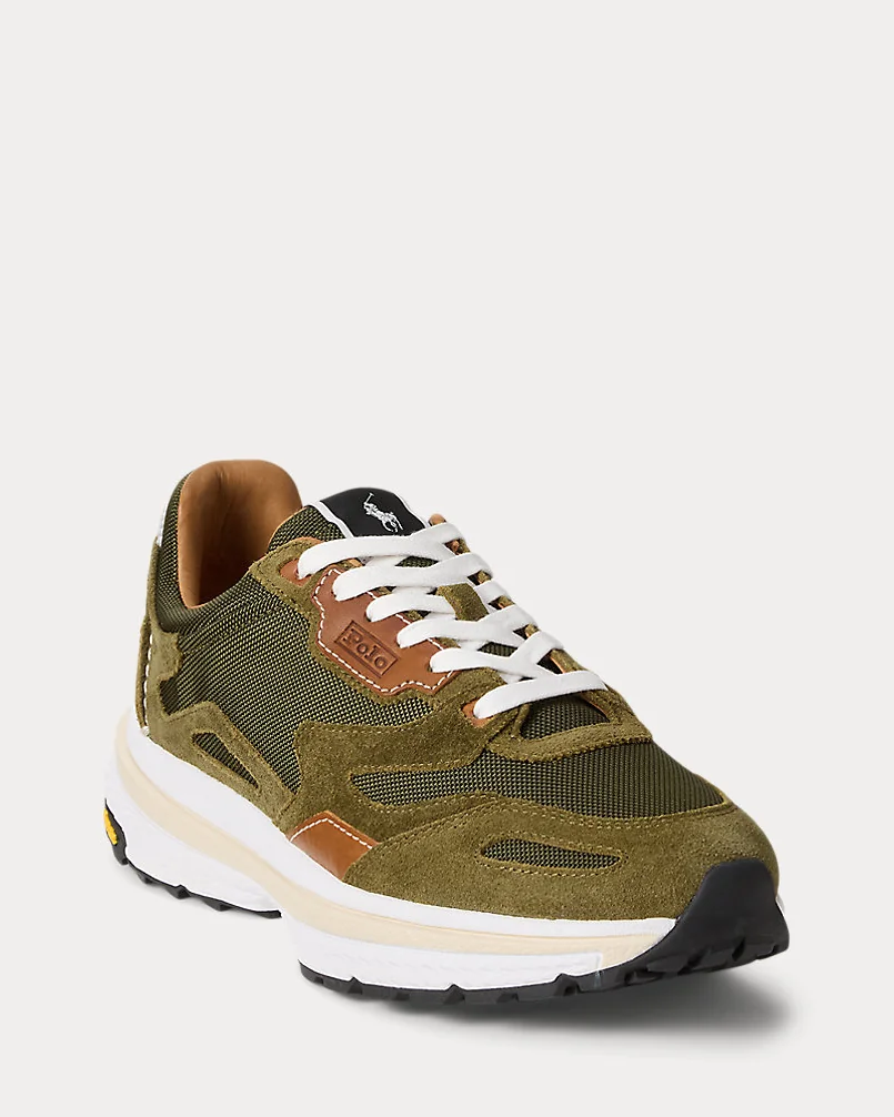 Кроссовки Ralph Lauren Modern Trainer 200 замшевые — 2