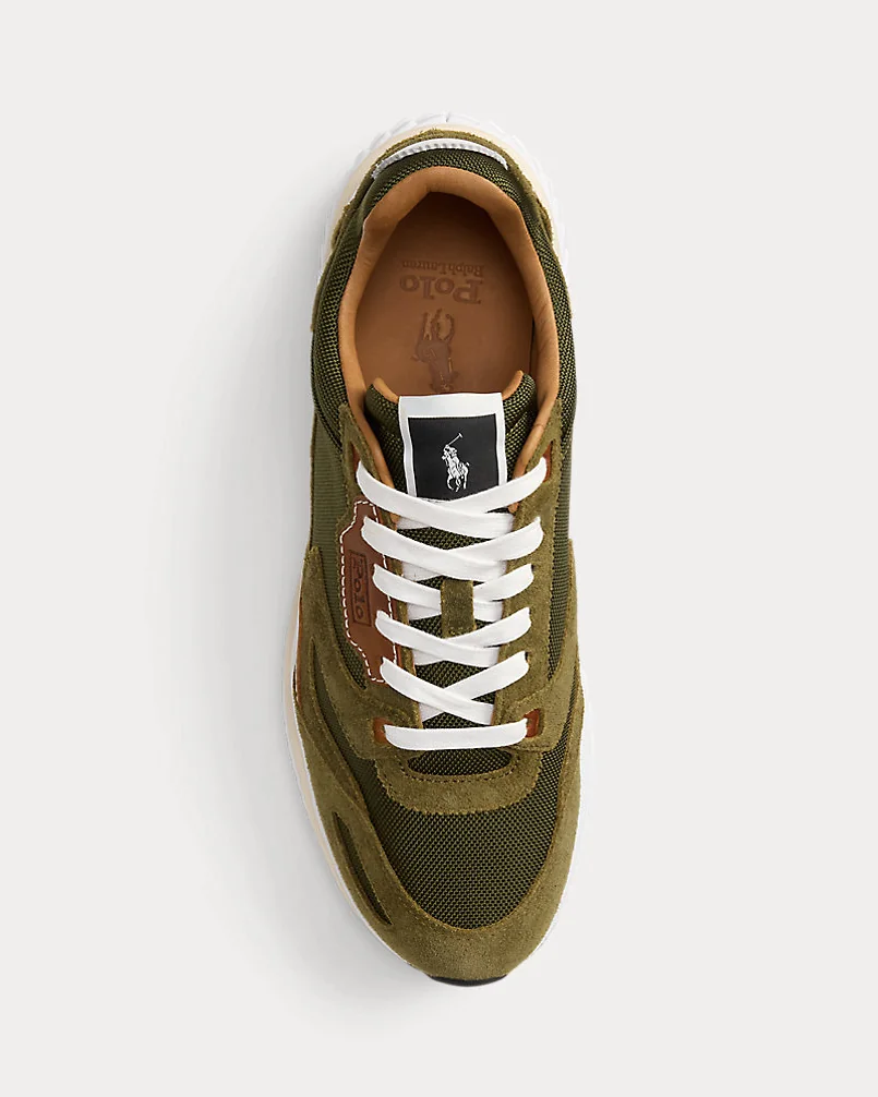 Кроссовки Ralph Lauren Modern Trainer 200 замшевые — 4