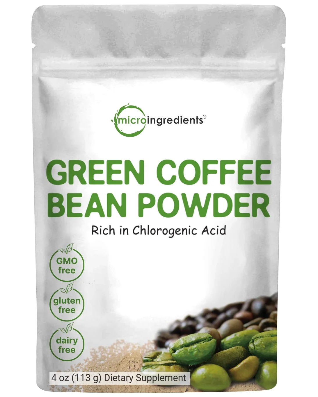 Pure Green Coffee Bean Extract 4 Ounce — бежевый