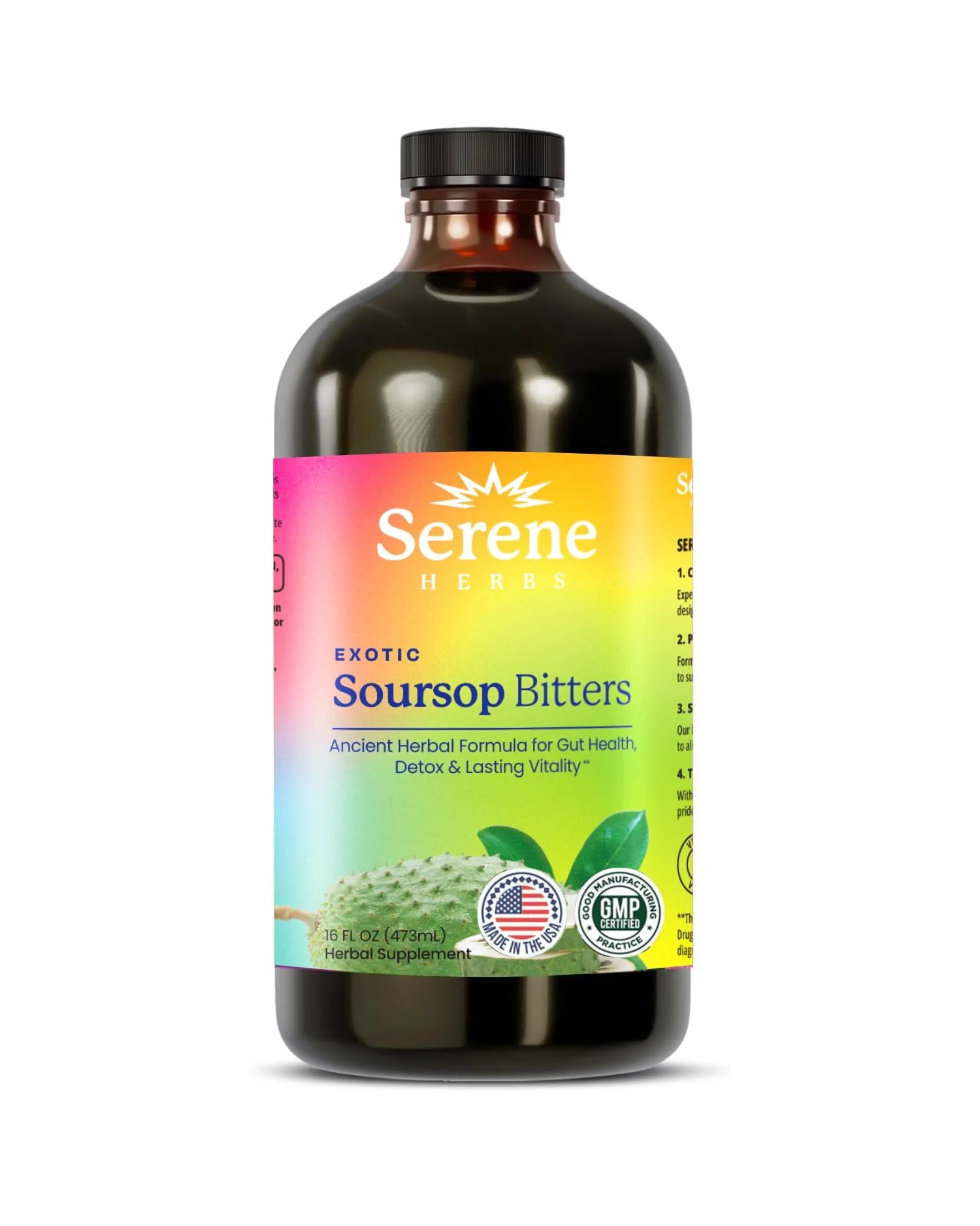Serene Herbs Soursop Bitters — травяной тоник для очищения организма — 1