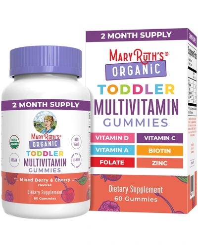 MaryRuth's Organic — детские мультивитамины, жевательные пастилки, 60 шт — фиолетовый