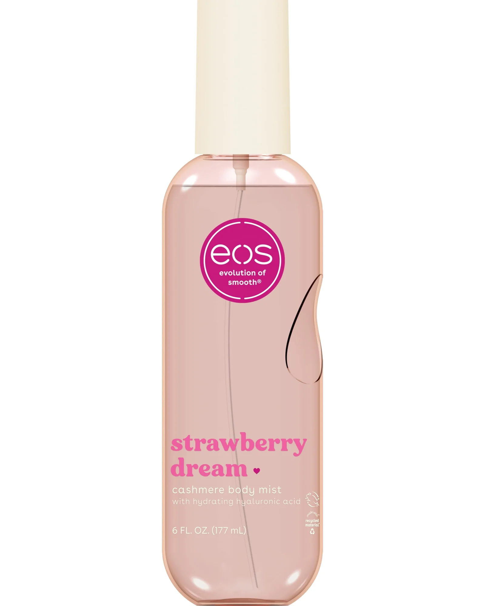 eos Cashmere Body Mist Strawberry Dream спрей для тела — розовый
