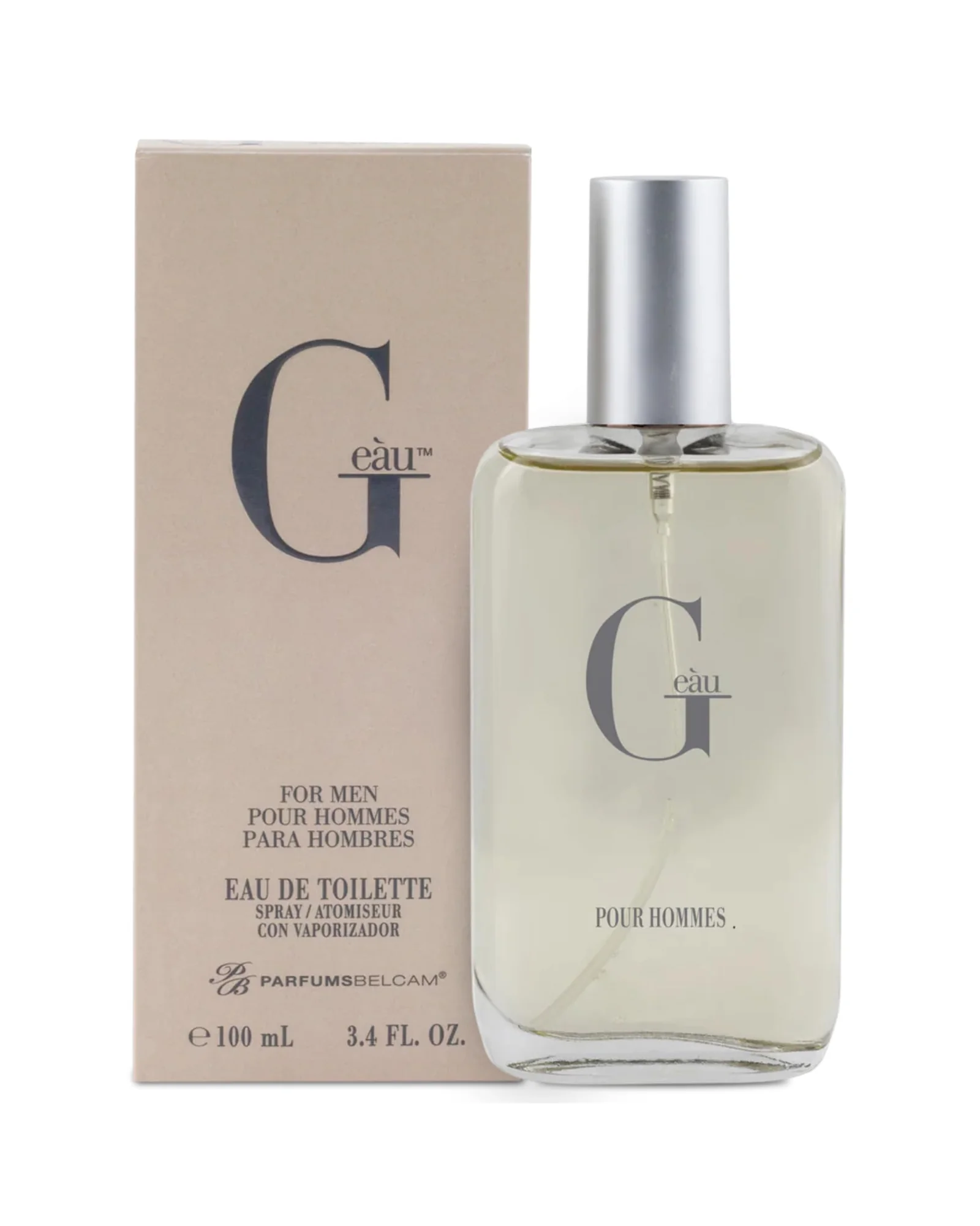 PB ParfumsBelcam G Eau туалетная вода для мужчин 3.4 fl oz — бежевый
