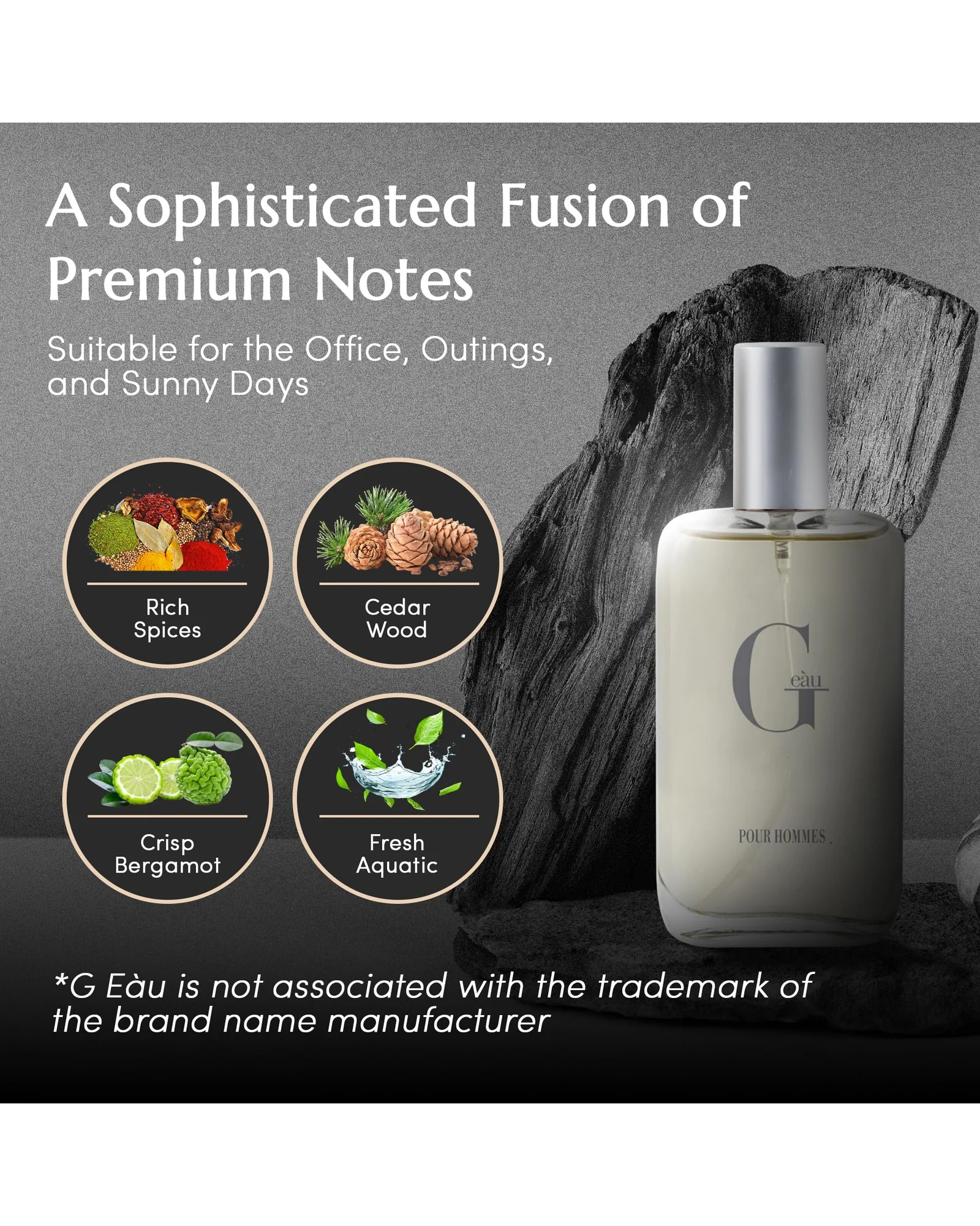PB ParfumsBelcam G Eau туалетная вода для мужчин 3.4 fl oz — 4