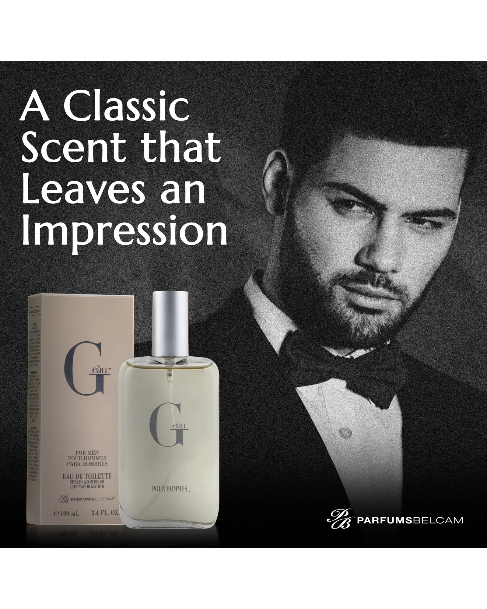 PB ParfumsBelcam G Eau туалетная вода для мужчин 3.4 fl oz — 6