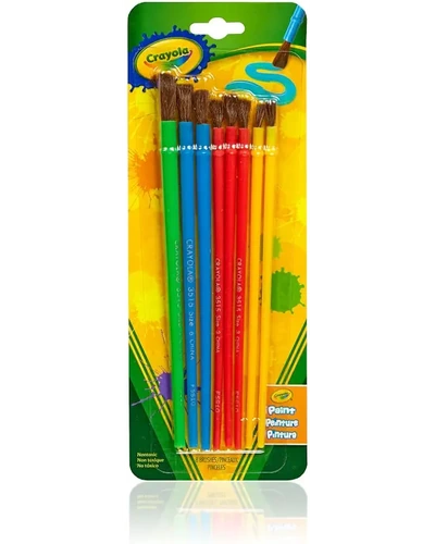 Crayola набор детских кистей для рисования, 8 штук