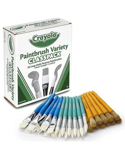 Crayola кисти универсальные набор 36