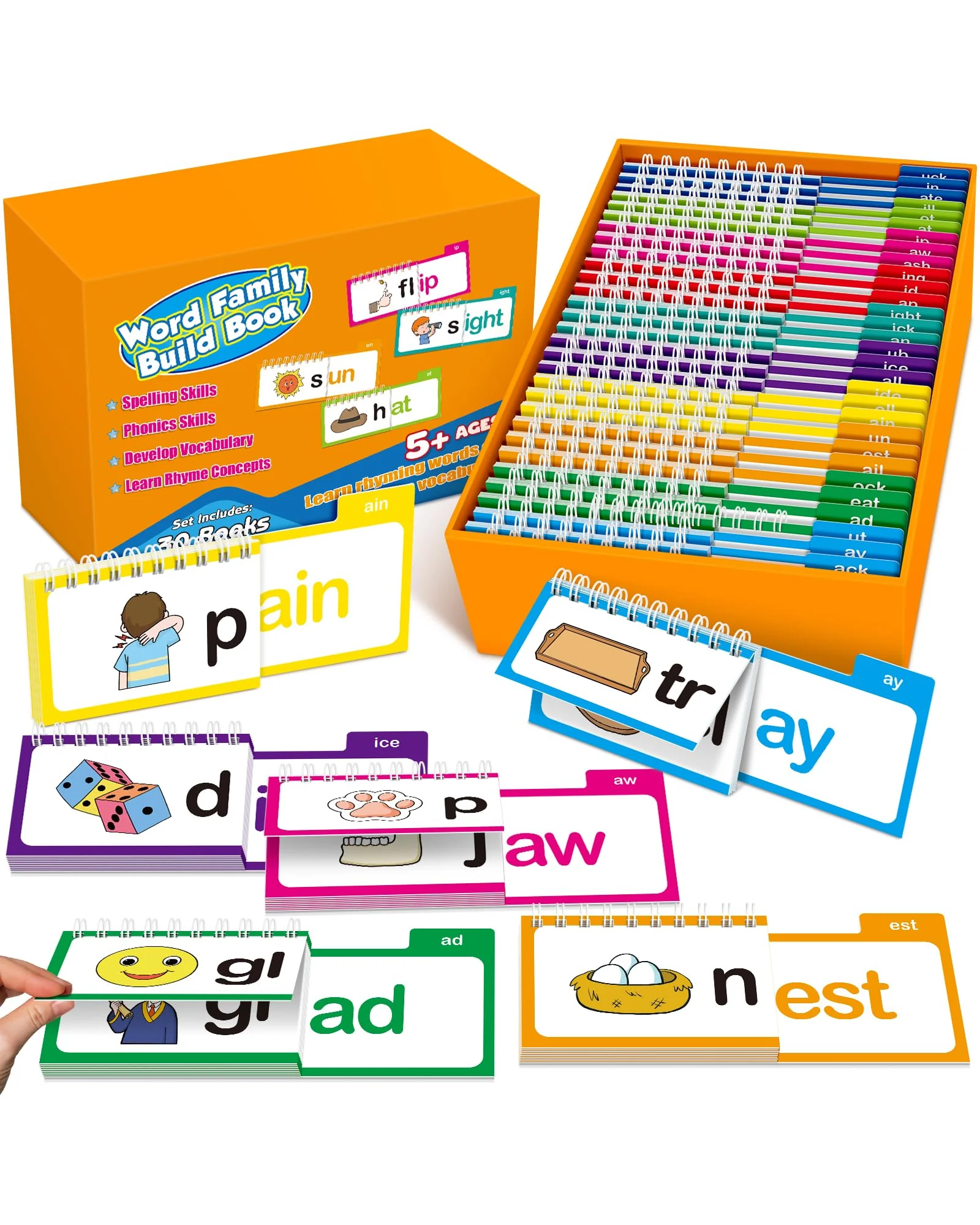 Phonics Flash Cards 30 карт для обучения чтению — 1