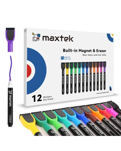 maxtek Magnetic Dry Erase Markers 12 цветов