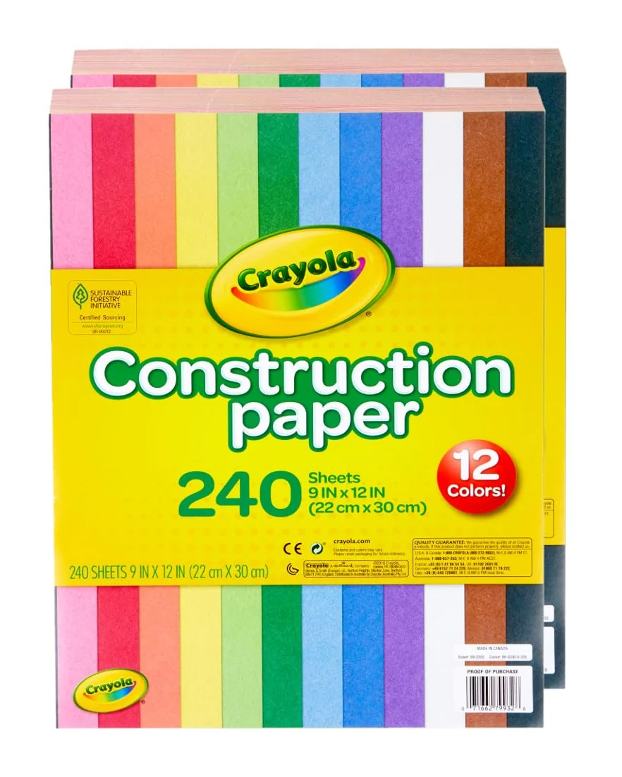 Crayola цветная бумага для творчества 480 листов — 3