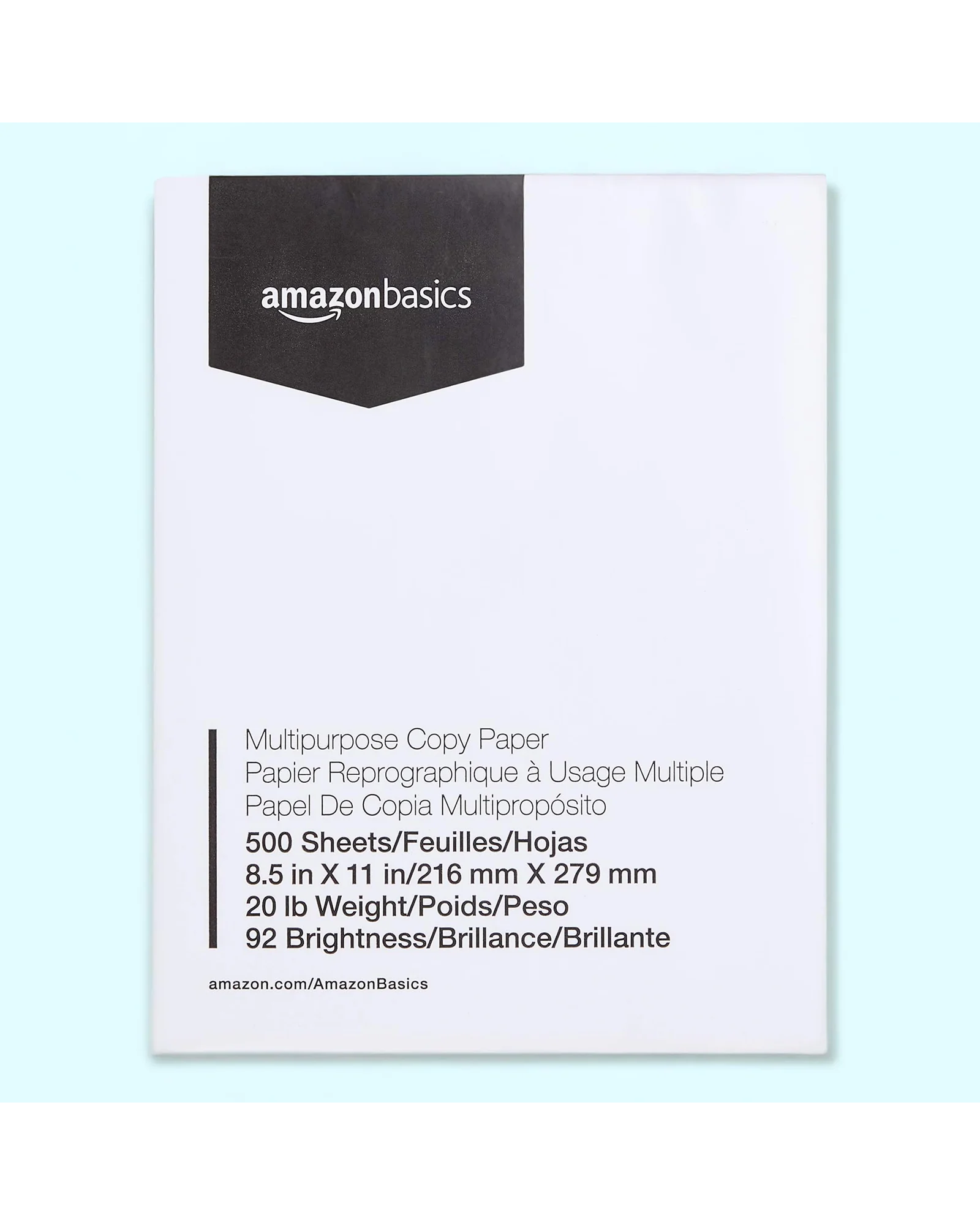Amazon Basics бумага для копирования и печати — белый