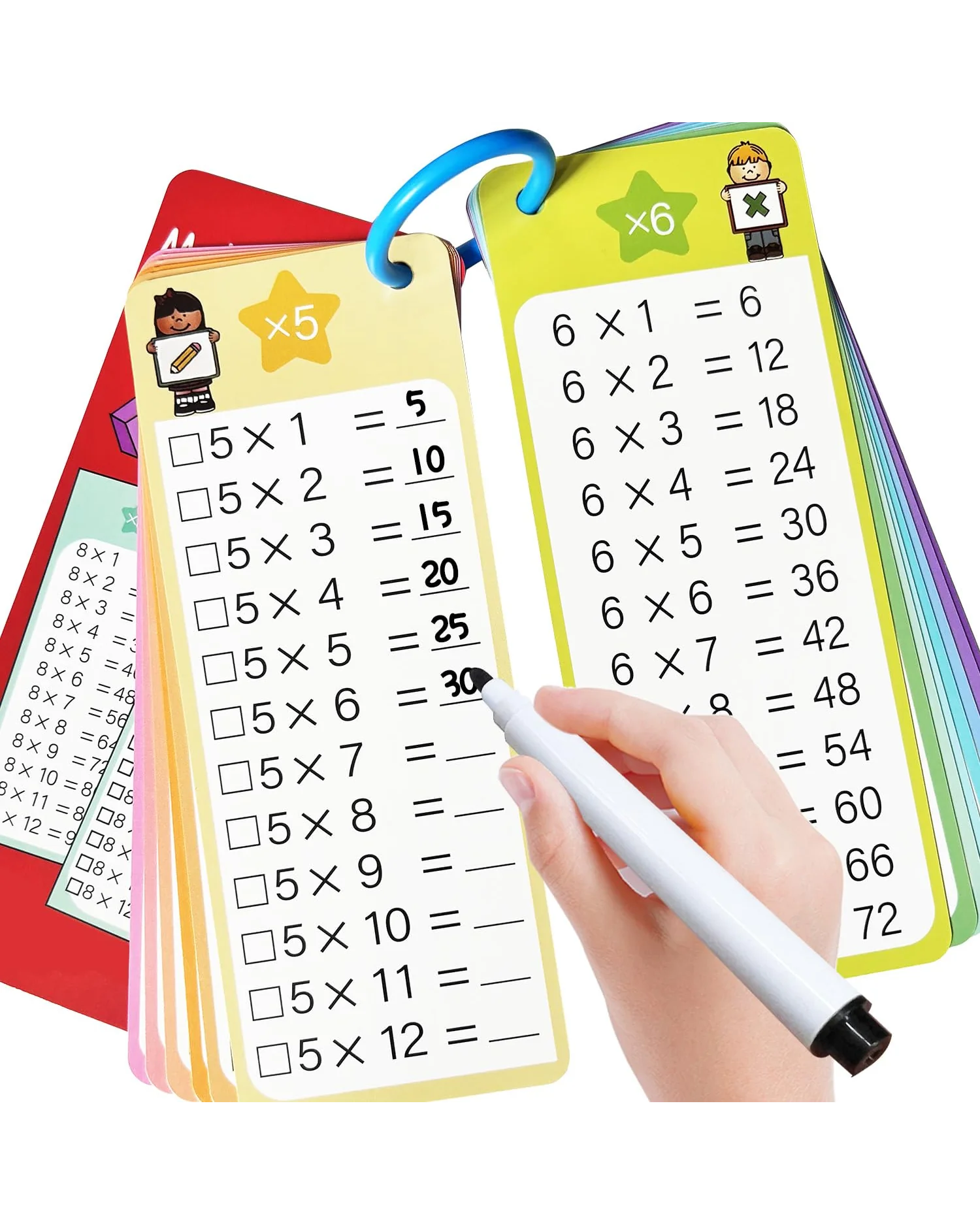 Флеш-карточки умножения 0-12 (15 шт) — 1