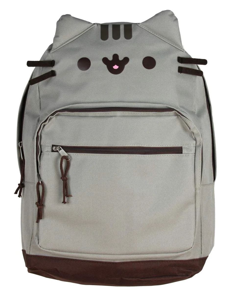 Pusheen Cat Face рюкзак детский серый — 1