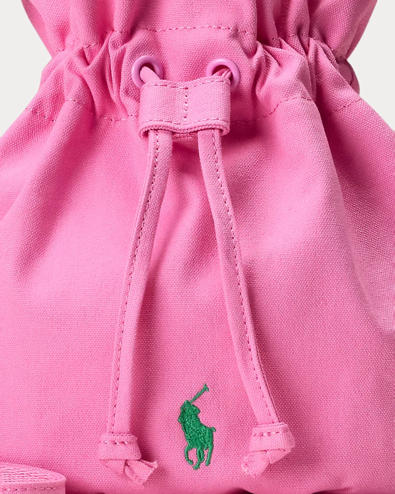 Сумка-мешок Ralph Lauren Big Pony розовая — 5