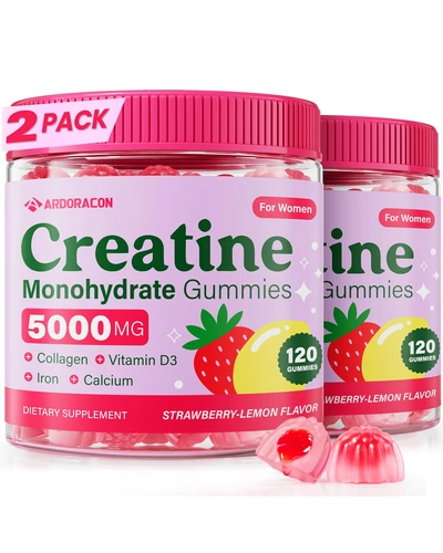 Creatine for Women Monohydrate Gummies с коллагеном — спортивные конфеты для женщин