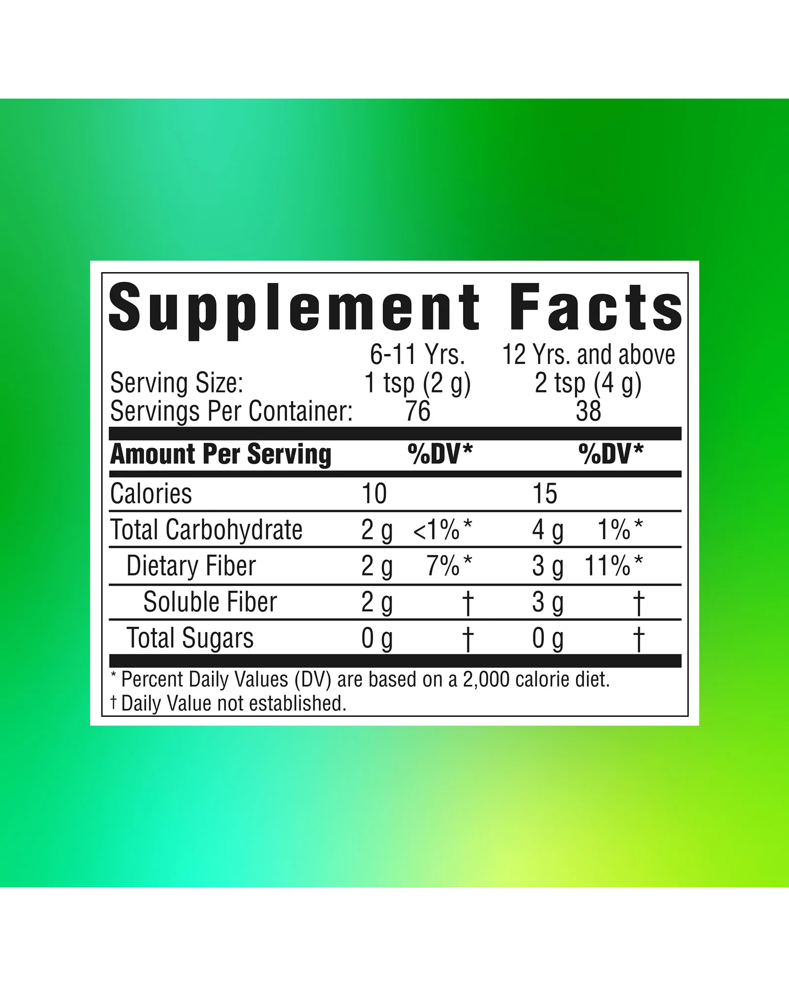 Benefiber Daily Prebiotic Fiber Supplement, 250 чайных ложек — 9