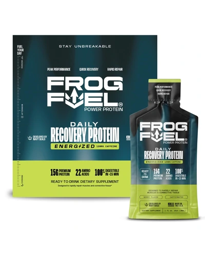 Frog Fuel Power Energized Complete Protein Shot, ягода, 15g